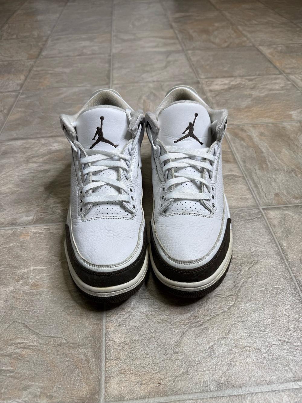 Air Jordan 3 Retro Mocha Men’s Shoe Size 10 Brown 136064-122 Preowned
